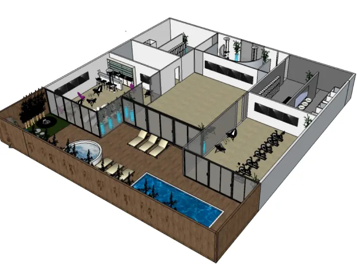Altitude rooms for hotels and sports complexes